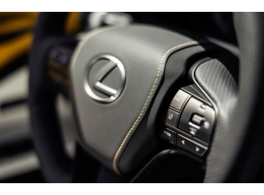 Lexus showing two concept cars at Pebble Beach